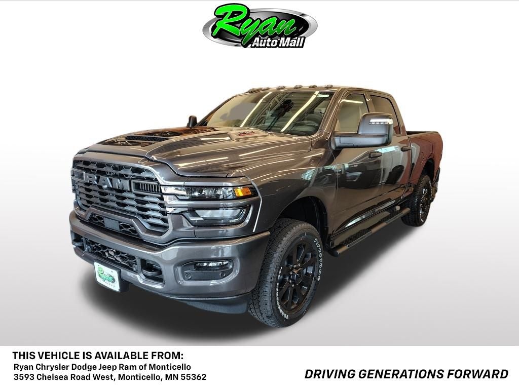 2026 RAM 2500 Tradesman in Granite Crystal Metallic Clear-Coat Exterior Paint — front three-quarter view