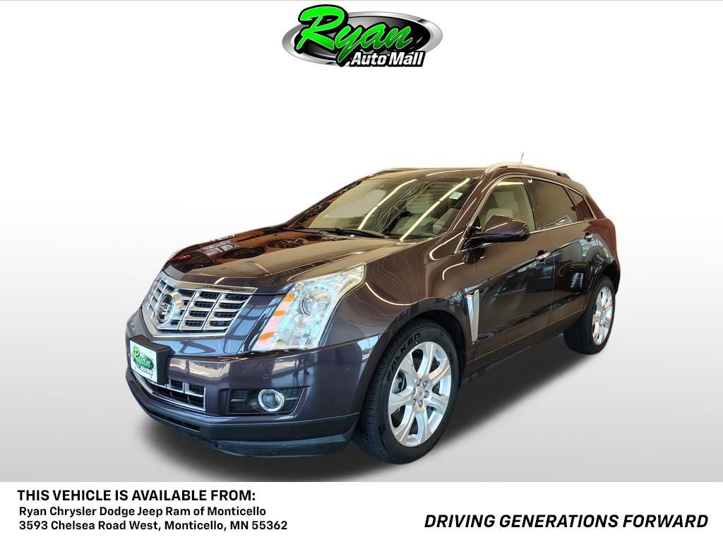 2015 Cadillac SRX Premium in Majestic Plum Metallic — front three-quarter view