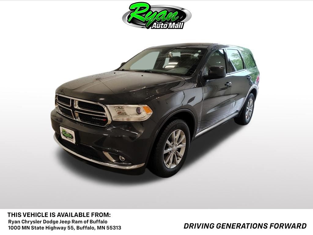 2018 Dodge Durango SXT in Bruiser Gray Clearcoat — front three-quarter view
