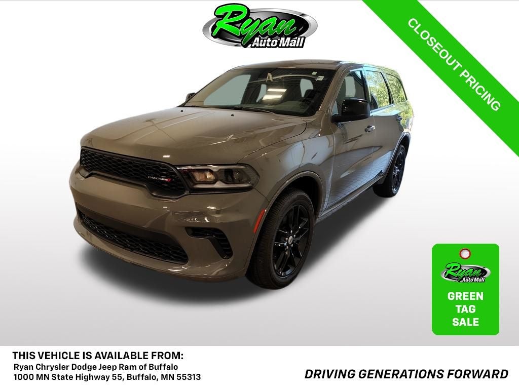 2026 Dodge Durango GT in Destroyer Gray Clearcoat — front three-quarter view
