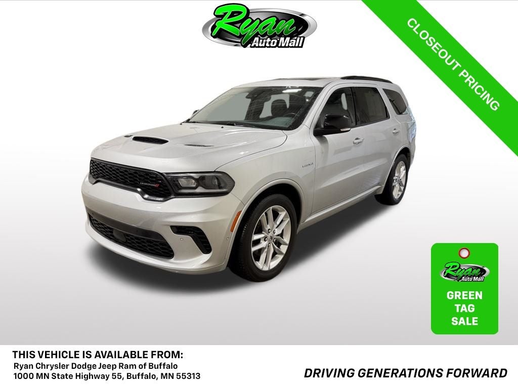 2024 Dodge Durango R/T Plus in Triple Nickel — front three-quarter view