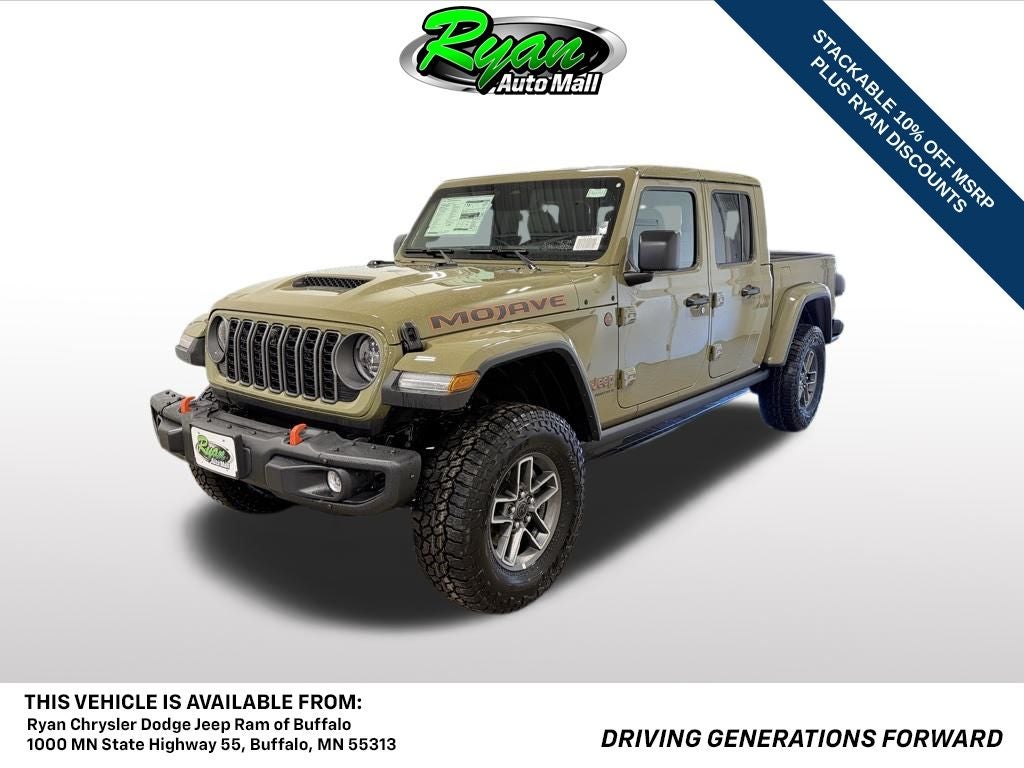 2026 Jeep Gladiator Mojave X in 41 — front three-quarter view
