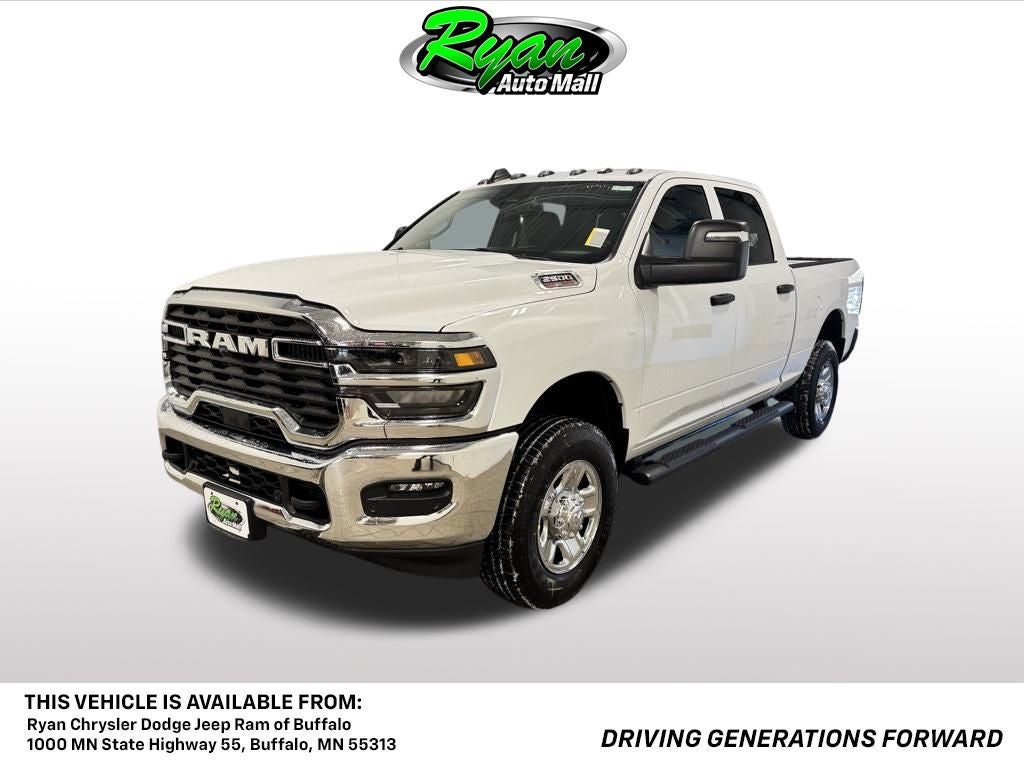 2026 RAM 2500 Tradesman in Bright White Clearcoat — front three-quarter view