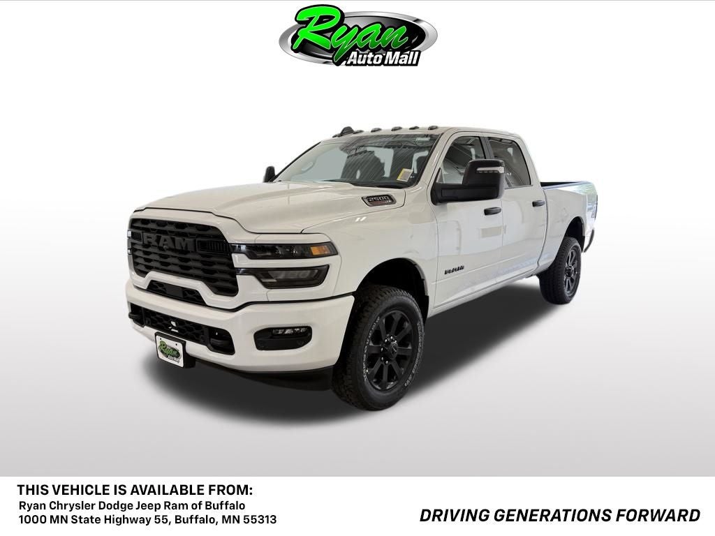 2026 RAM 2500 Big Horn in Bright White Clearcoat — front three-quarter view