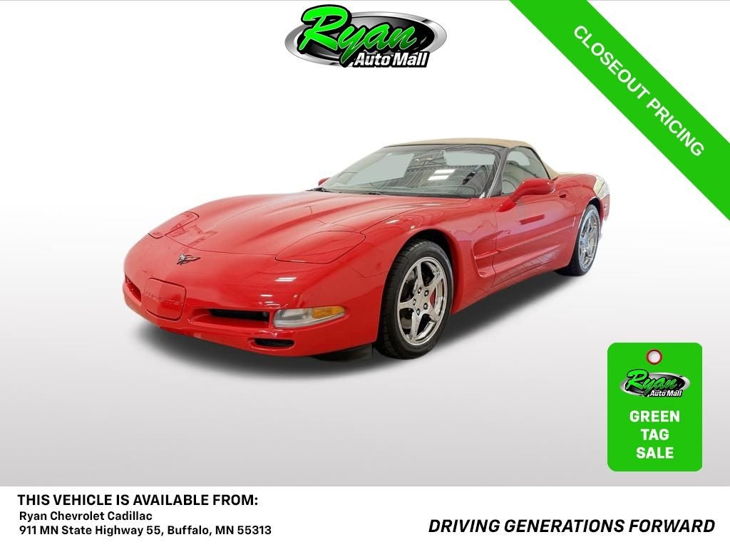 1998 Chevrolet Corvette Base in Torch Red — front three-quarter view