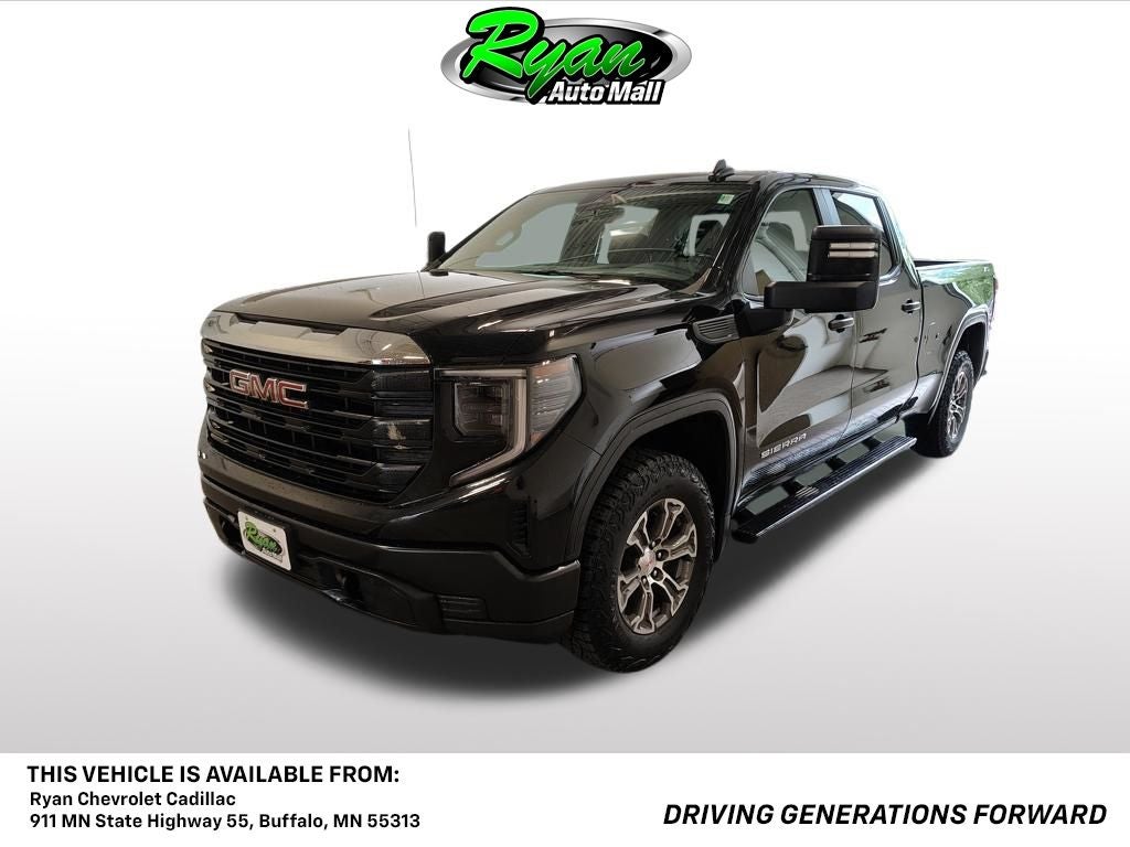 2024 GMC Sierra 1500 Pro in Onyx Black — front three-quarter view