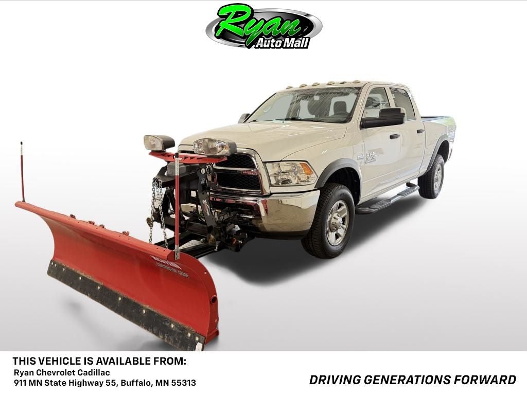 2017 RAM 3500 Tradesman in Bright White Clearcoat — front three-quarter view