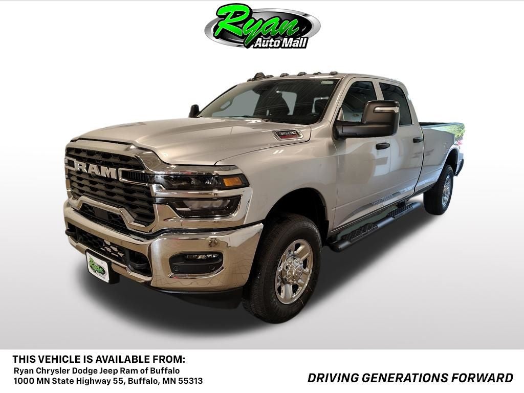 2026 RAM 3500 Tradesman in Silver Zynith — front three-quarter view
